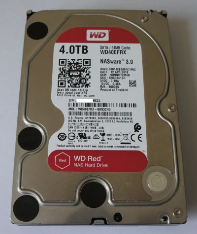 Лот: 20565446. Фото: 1. HDD Western Digital WD RED 4Tb... Жёсткие диски (HDD)