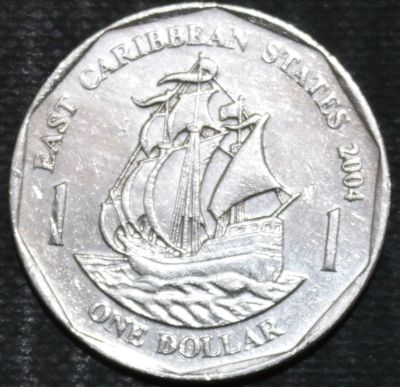 Лот: 12789105. Фото: 1. Экзотика с рубля (16388) Восточно-Карибские... Остальные страны