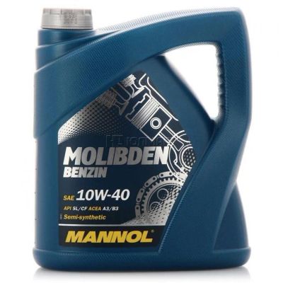 Лот: 10582221. Фото: 1. Mannol Molibden Benzin SAE 10w-40... Масла, жидкости