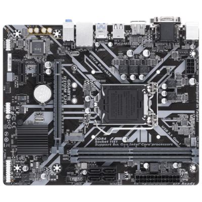 Лот: 15968253. Фото: 1. Материнская плата Gigabyte H310M... Материнские платы