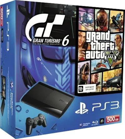 Лот: 4999423. Фото: 1. Комплект Sony PlayStation 3 Super... Игровые приставки, консоли