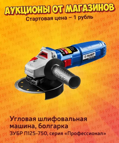 Лот: 25110930. Фото: 1. УШМ ЗУБР П125-750, болгарка серии... Электроинструмент