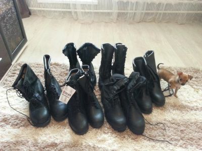Лот: 4180267. Фото: 1. Берцы Нато и Турция 6 пар. Спецодежда, спецобувь
