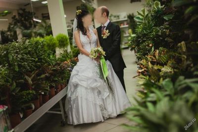 Лот: 5922903. Фото: 1. Счастливое свадебное платье для... Свадебные платья