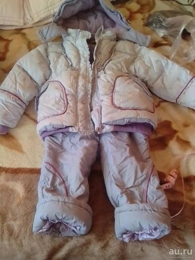 Лот: 9662529. Фото: 1. Зимний костюм на девочку 2-4 года... Верхняя одежда
