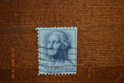Лот: 5613475. Фото: 1. Марка США №19 для коллекции. Марки