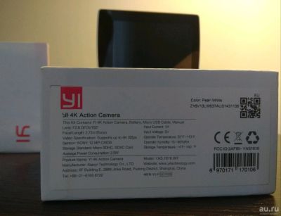 Лот: 12800066. Фото: 1. Экшн камера Xiaomi Yi 4K. доставка... Экшн камеры