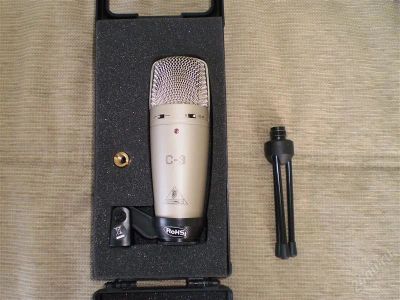 Лот: 2493964. Фото: 1. Конденсаторный микрофон behringer... Наушники, гарнитуры