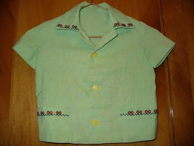 Лот: 10239705. Фото: 1. Советский красивый пиджачок-рубашка... Другое (одежда и аксессуары)