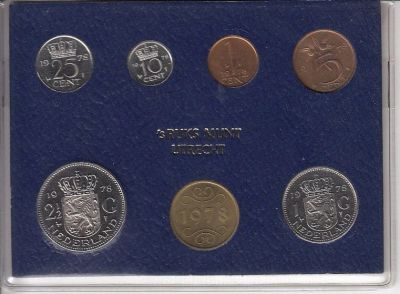 Лот: 11844150. Фото: 1. Годовой набор монет Нидерланды... Наборы монет