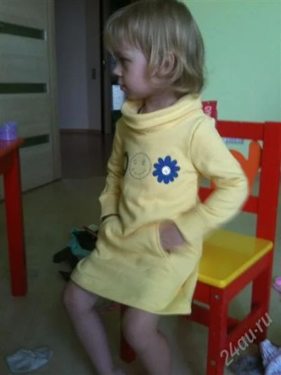 Лот: 2159895. Фото: 1. Платье на флисе 3Т с официального... Платья, сарафаны