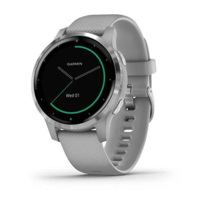 Лот: 15893010. Фото: 1. Умные часы Vivoactive 4s серые... Смарт-часы, фитнес-браслеты, аксессуары