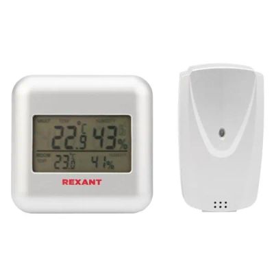 Лот: 24510653. Фото: 1. Метеостанция Rexant S3341BF. Часы настенные, настольные