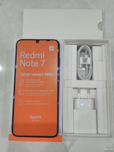 Лот: 13512379. Фото: 1. Xiaomi Redmi Note 7 3/32 GB Blue... Смартфоны