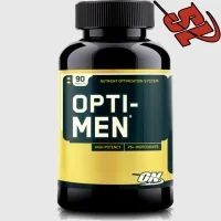 Лот: 7449805. Фото: 1. Opti Men (90tab) Optimum Nutrition... Спортивное питание, витамины