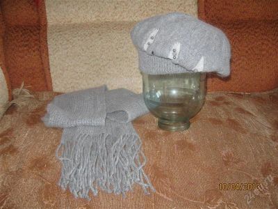 Лот: 2692813. Фото: 1. шапка с шарфом. Головные уборы