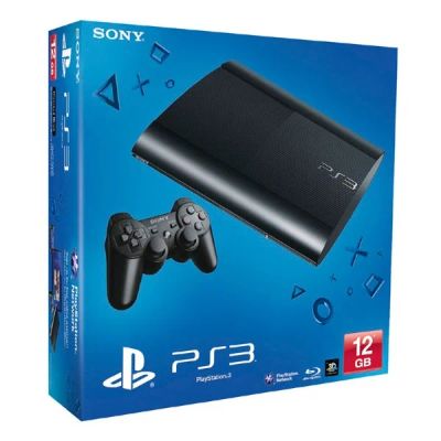Лот: 3423683. Фото: 1. PS3 Super Slim 500Gb. 2 оригинальных... Игровые приставки, консоли
