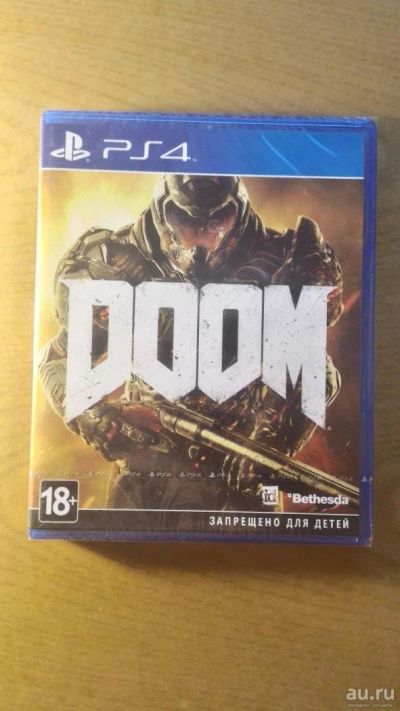 Лот: 10920043. Фото: 1. DOOM Лицензионный, не вскрытый. Игры для консолей