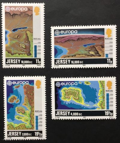 Лот: 19695607. Фото: 1. 1982. Джерси. Марки Е В Р О П... Марки