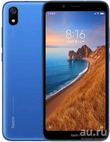 Лот: 15428828. Фото: 1. Новые Xiaomi Redmi 7A 16GB Синий... Смартфоны