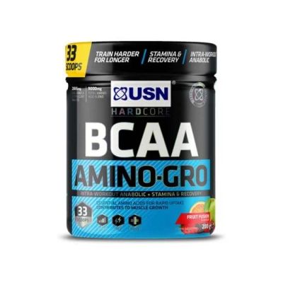 Лот: 16757734. Фото: 1. BCAA Amino-gro 200 гр. (спортивное... Спортивное питание, витамины