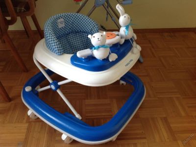 Лот: 6697252. Фото: 1. Ходунки Happy Baby (3 высоты... Ходунки, прыгунки, качели