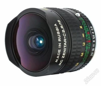 Лот: 2606729. Фото: 1. Zenitar 16 mm F2.8 Fisheye. Объективы