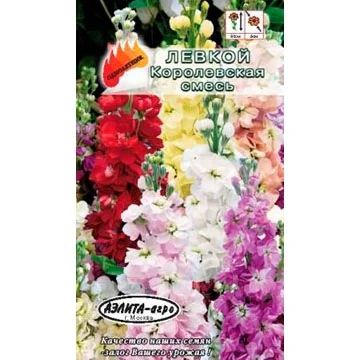 Лот: 3640233. Фото: 1. Левкой Королевская смесь (семена... Садовые цветы