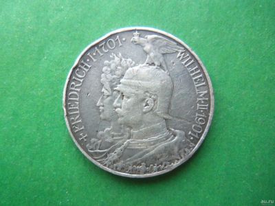 Лот: 18572235. Фото: 1. Пруссия 2 марки 1901 г. 200 лет... Германия и Австрия
