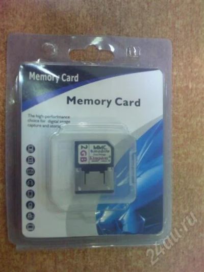 Лот: 370294. Фото: 1. Карта памяти RS MMC mobile 2 Gb... Карты памяти