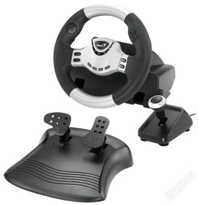 Лот: 2369050. Фото: 1. Genius Speed Wheel RV FF (руль... Рули, джойстики