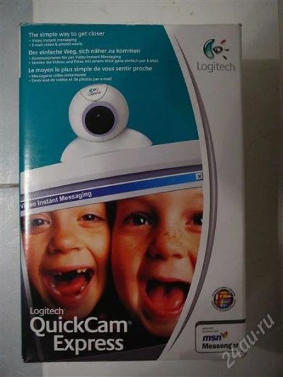 Лот: 900083. Фото: 1. Вебкамера Logitech QuikCam Express. Веб-камеры