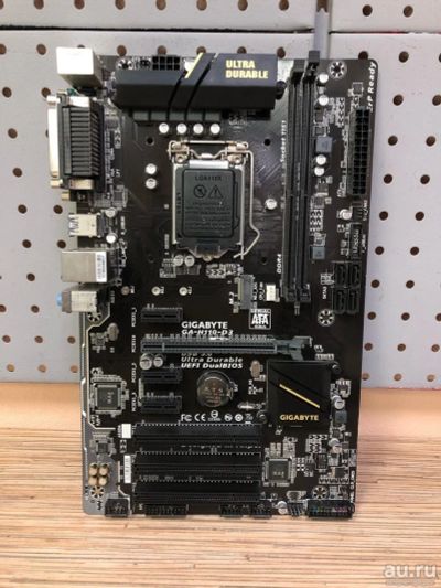 Лот: 18195136. Фото: 1. Материнская плата Gigabyte GA-H110-D3... Материнские платы