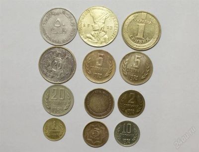 Лот: 939884. Фото: 1. Набор разных монет 12шт. Другое (монеты)