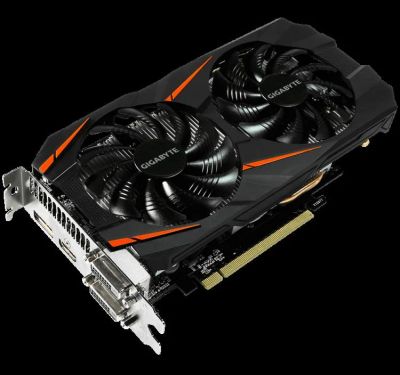Лот: 11453445. Фото: 1. Видеокарта Gigabyte GeForce GTX... Видеокарты