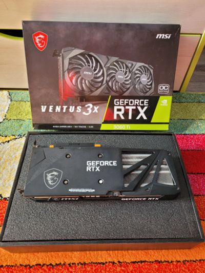 Лот: 18834057. Фото: 1. Geforce RTX 3060ti Ventus 3X. Видеокарты