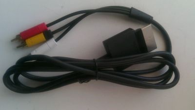 Лот: 3928607. Фото: 1. XBOX 360 Композитный AV кабель. Аксессуары для игровых приставок, консолей, геймпады
