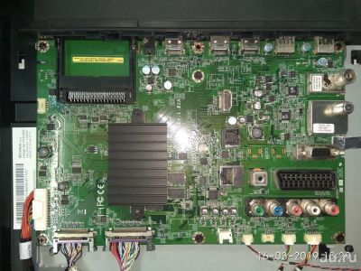 Лот: 13461781. Фото: 1. main 32L4300 REV1.02A tv Toshiba... Печатные платы