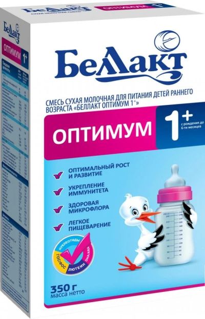 Лот: 9849697. Фото: 1. Смесь Беллакт Оптимум 1+ до 6мес... Детское питание