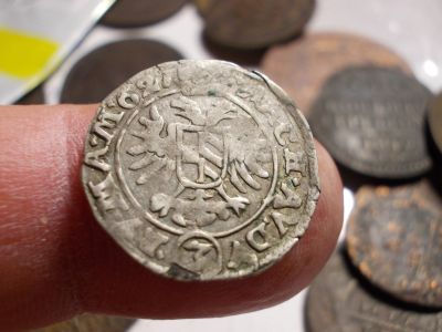 Лот: 16708446. Фото: 1. Редкое старинное серебро-3 крейцера... Россия до 1917 года