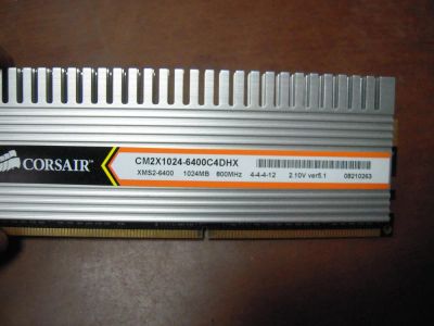 Лот: 9968304. Фото: 1. 2 x1GB оперативная память DDR2... Оперативная память