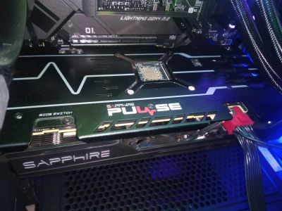 Лот: 18656259. Фото: 1. Видеокарта RX5500XT Sapphire 8GB. Видеокарты