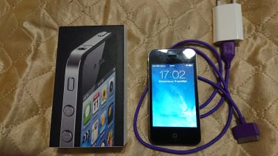 Лот: 15196613. Фото: 1. Apple iPhone 4 в идеале. Смартфоны