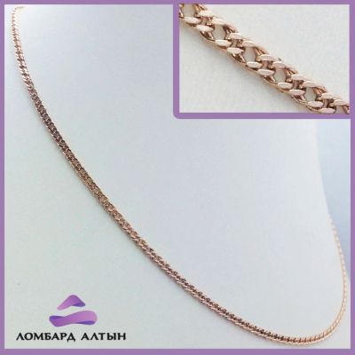 Лот: 7903351. Фото: 1. Золотая цепь 585 пробы. Вес 3... Цепочки