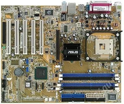 Лот: 866595. Фото: 1. Материнская плата ASUS P4P800SE. Материнские платы