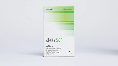 Лот: 24295379. Фото: 1. Контактные линзы Clear58 (6 линз... Контактные линзы