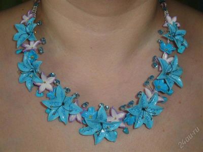 Лот: 1585630. Фото: 1. Изделия из полимерной глины,колье... Колье