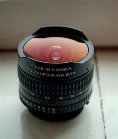 Лот: 422666. Фото: 1. MC Зенитар 16mm f/2.8 Fisheye... Светофильтры