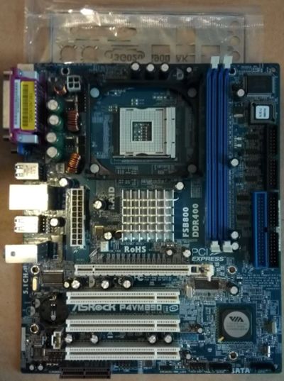 Лот: 13205373. Фото: 1. ASRock P4VM890. Материнские платы