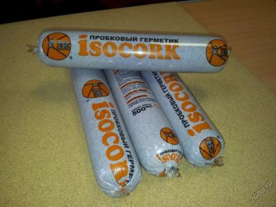 Лот: 3506175. Фото: 1. Пробковый герметик Isocork для... Клеи, герметики, пена монтажная, клейкие ленты